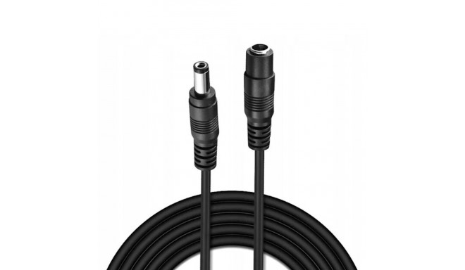 Ezviz PCA10 toite pikenduskaabel turvakaameratele ja nutikatele koduseadmetele 10 meetrit Must