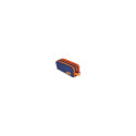 Pencil case Herlitz Neon  23.5 cm x 11 cm  orange/dark blue