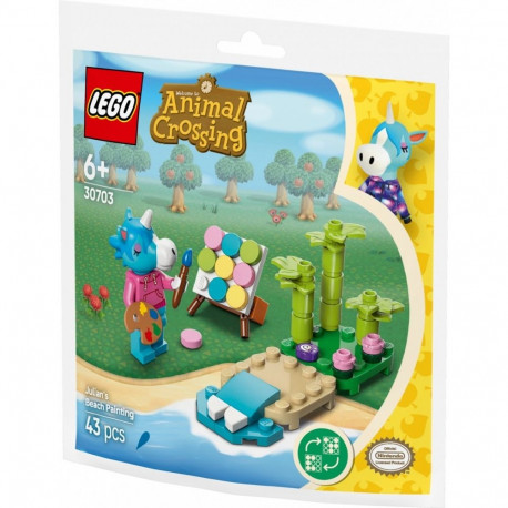 Bricks Animal Crossing 30703 Julians Beach Painting