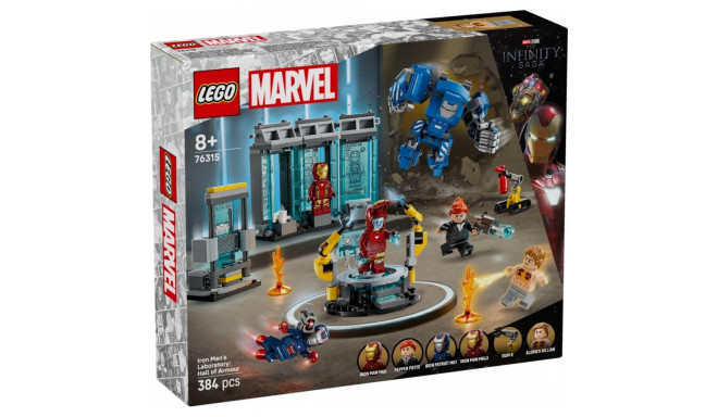 Blocks Super Heroes 76315 Iron Mans Laboratory: Hall of Armor