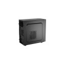Computer Case - NATEC HELIX Micro Tower, Micro ATX, 5x 2.5" Bays, 2x USB 3.0, Black