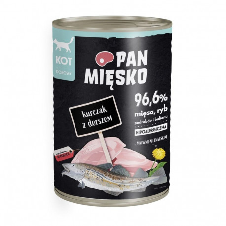 Wet Cat Food - Mr. Meat Chicken With Cod 400g