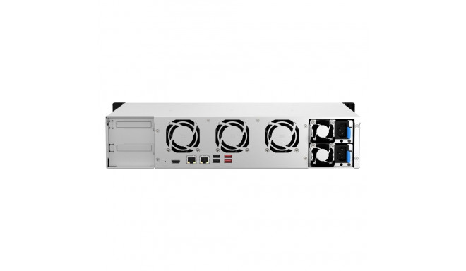 Network Storage - QNAP TS-864EU-RP-8G Intel Celeron 8GB RAM 8-Bay NAS Black