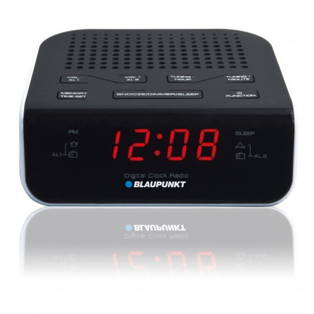 Clock Radio - Blaupunkt CR5WH FM/PLL Alarm White, Black