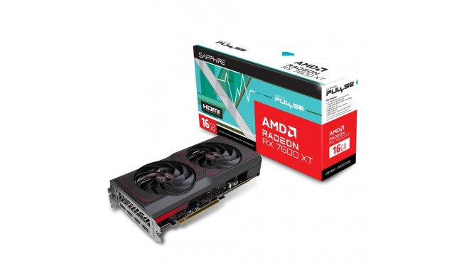 Graphics Card - Sapphire Radeon Rx 7600 Xt 16 GB Gddr6, Blue