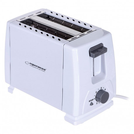 Toaster - Esperanza Ekt001 600w White