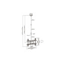 Ceiling Monitor Mount - Universal OLED QLED 23-100" 50kg Max VESA 600x400