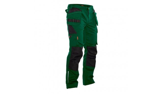 Jobman Practical vööpüksid ripptaskutega 2322 roheline/must 56