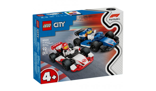 LEGO City F1 Williams ja Haas F1 võidusõiduautod