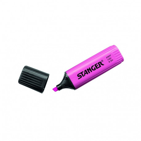 STANGER highlighter, 1-5 mm, pink, Box 10 pcs. ž180004000