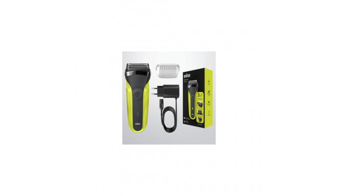 Braun Series 3 Shave&Style 300BT Shaver, Black/Green