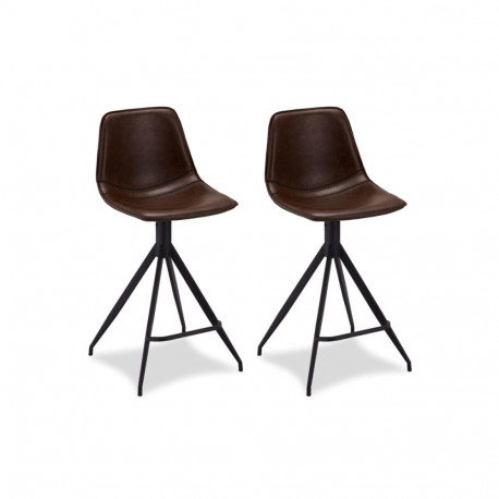 Baaritoolid Isabel, 2 tk, pruun