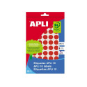 Etiketid Apli ümarad iseliimuvad D=10mm 8l/pk punane