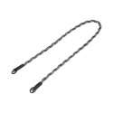 Artisan & Artist I ACAM-707 I Spiral Cord Strap, Black/White