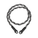 Artisan & Artist I ACAM-707 I Spiral Cord Strap, Black/White