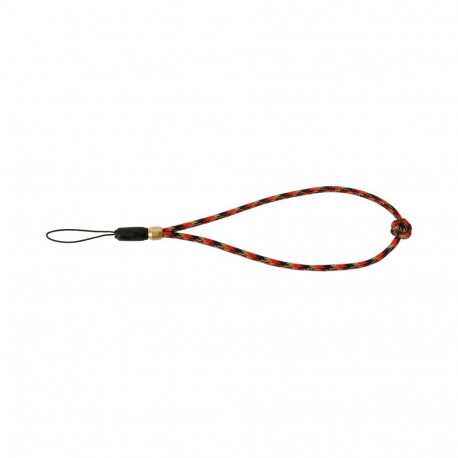 Artisan & Artist I ACAM-P04H I Multi Paracord Hand strap w/ Celtic button knot (w/Loop) Red/Black