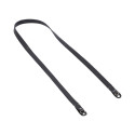 Artisan & Artist I ACAM-288 I Leather Strap with Longer Length (w/Ring-type/Eyelets) Black