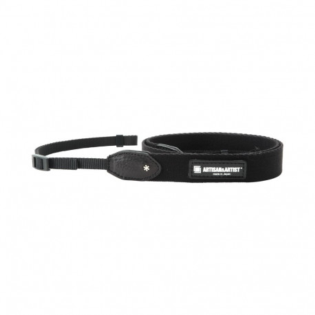 Artisan & Artist õhuke riidest rihm ACAM-110A 25mm (w/Tape-type), must