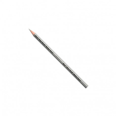 Markal Silver Streak mechanical welding pencil – reflective silver torch-resistant lead, hex barrel,