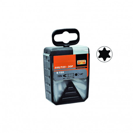 Bits TORX T10 25mm 30pcs