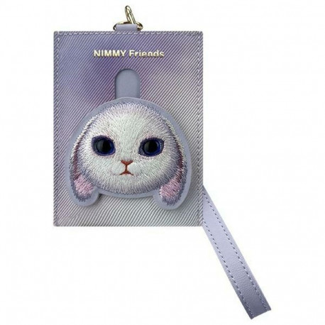 NIMMY card wallet BIG EYED PET 2.0 Rabbit purple
