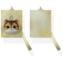 NIMMY card wallet BIG EYED PET 2.0 Cat khaki