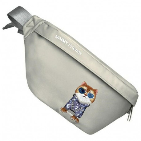 NIMMY crossbody GLASSES COOL CAT gray