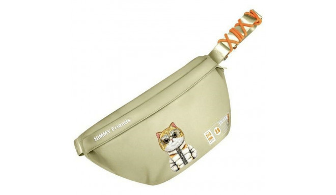 NIMMY crossbody COOL&CUTE 2.0 Cat khaki