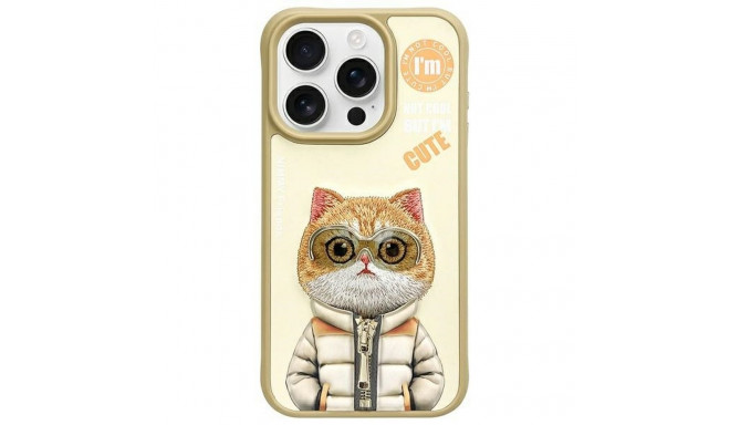 NIMMY case COOL&CUTE 2.0 Cat for IPHONE 15 Pro Max khaki