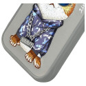 NIMMY case GLASSES COOL CAT for IPHONE 15 Pro gray