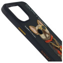 NIMMY case GLASSES COOL DOG for IPHONE 15 Pro black