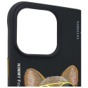 NIMMY case GLASSES COOL DOG for IPHONE 15 Pro black