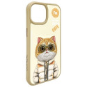 NIMMY case COOL&CUTE 2.0 Cat for IPHONE 15 khaki