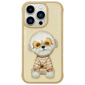 NIMMY case GLASSES COOL DOG for IPHONE 15 Pro Max khaki