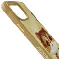 NIMMY case BIG EYED PET 2.0 Cat for IPHONE 15 Pro Max khaki