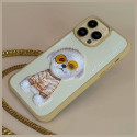 NIMMY case GLASSES COOL DOG for IPHONE 15 Pro Max khaki