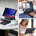 DUX DUCIS case DK foldable with Wireless Keyboard for SAMSUNG Tab S10 Plus/S9 Plus/S9 FE Plus black