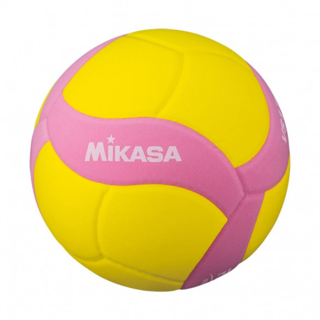 Piłka siatkowa Mikasa żółto-różowa VS170W  5