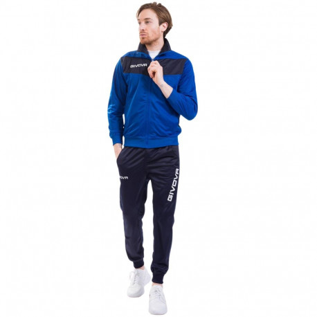 Givova spordidress Tuta Visa Triacetato TR018 0204 4XS, sinine-tumesinine