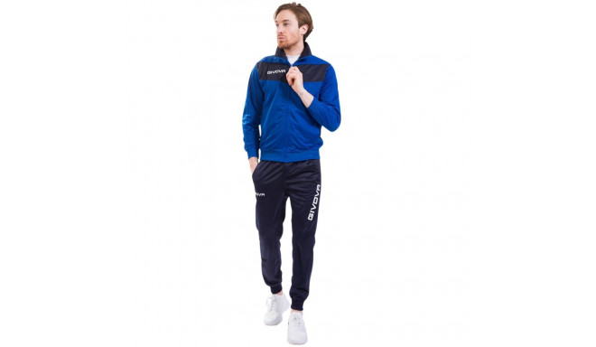 Dres Givova Tuta Visa Triacetato niebiesko-granatowy TR018 0204 3XS