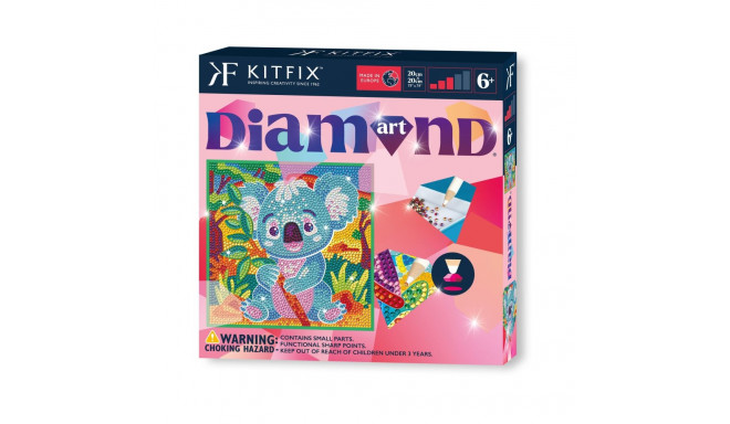 KITFIX Amatniecības komplekts dimantiņu māksla, Koala