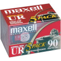 MAXELL AUDIO CASSETTE UR 90 MIN 5 PACK 124036.01