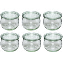 WECK Tulip Jar 580ml Set of 6