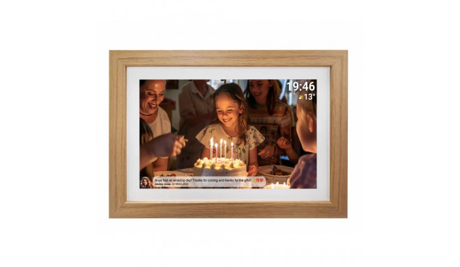15.6" Denver Frameo PFF-1543LW digital frame - light brown