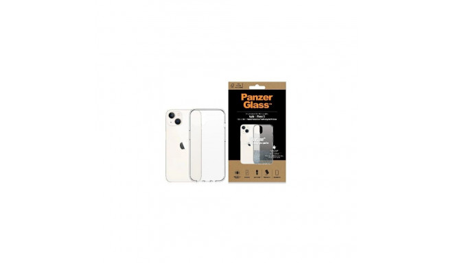 PanzerGlass ClearCase antibacterial case with Military Grade certificate for iPhone 13 / 14 / 15 - t