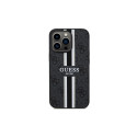 Guess GUHMP13XP4RPSK iPhone 13 Pro Max 6.7" black/black hardcase 4G Printed Stripes MagSafe
