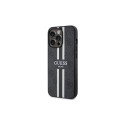 Guess GUHMP13LP4RPSK iPhone 13 Pro / 13 6.1" black/black hardcase 4G Printed Stripes MagSafe