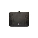 BMW Carbon&Perforated sleeve for a 16" laptop - black