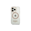 Guess GUHMP13XHTRMD iPhone 13 Pro Max 6.7 "gold / gold hard case Metal Outline Magsafe