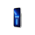 Guess GUHCP13LLFLSB iPhone 13 Pro / 13 6.1" blue/blue hardcase Flower Liquid Glitter